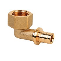 Угольники латунные для PEX-PEX труб DN 16-32 PN 16 под надвижную гильзу MVI SF.431 купить в Саратове | "Проконсим"