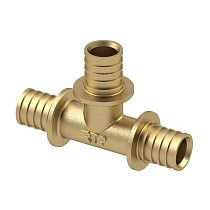 Тройники латунные для PEX-PEX труб DN 16-40 PN 16 под надвижную гильзу РосТурПласт купить в Саратове | "Проконсим"