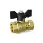 Кран латунный шаровой DN 15 PN 16 под манометр G1/2''-М20х1,5'' муфта-муфта бабочка LD Pride 44.340.15.20 купить в Саратове | "Проконсим"