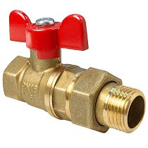 Краны латунные шаровые 11Б27фт1М DN 15-32 PN 40 бабочка американка Valfex.227.LB1 купить в Саратове | "Проконсим"