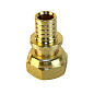 Муфта латунная для PEX труб 16-1/2'' PN 16 S-2,2мм переходная  с накидной гайкой Valfex VF.422.AF купить в Саратове | "Проконсим"