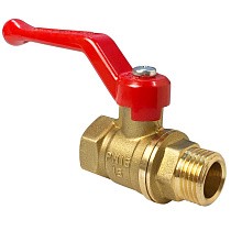 Краны латунные шаровые 11Б27фт1М DN 15-50 PN 25-40 рычаг муфта-штуцер Valfex.215.LR1 купить в Саратове | "Проконсим"
