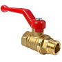 Краны латунные шаровые 11Б27фт1М DN 15-50 PN 25-40 рычаг муфта-штуцер Valfex.215.LR1 купить в Саратове | "Проконсим"