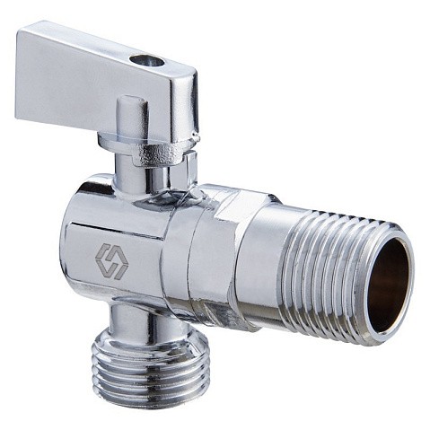 Краны латунные шаровые угловые MVI BV.463 DN 15-15 PN 10 штуцер бабочка купить в Саратове | "Проконсим"