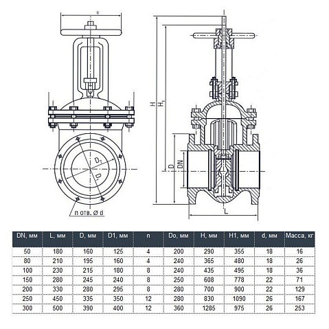 Задвижка чугунная 30ч6бр DN 100 PN 16(10) фланцевая параллельная ЛМЗ Семенов купить в Саратове | "Проконсим"