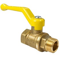 Краны латунные шаровые газовые 11Б27фтМ DN 15-50 PN 25-40 рычаг муфта-штуцер Valfex.272.LR3 купить в Саратове | "Проконсим"