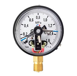  Манометр Росма ТМ-510Р.04 IP54, 100мм, 0-1,6МПа, резьба M20x1,5, с электронной приставкой тип I, радиальный, класс точности 1,5 (930092832) со склада Проконсим в Саратове