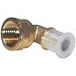 Угольник латунный для PEX труб 20-1/2'' с внутренней резьбой под надвижную гильзу Hipex типS HFWS00058 купить в Саратове | "Проконсим"