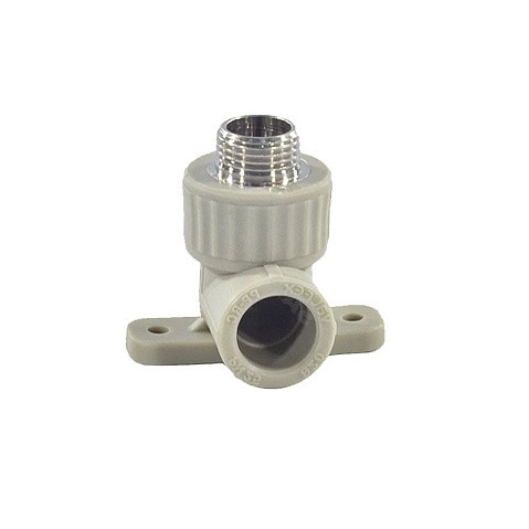 Угольник для смесителя НР VALFEX 20 PN 25 G-1/2'' НР серый купить в Саратове | "Проконсим"