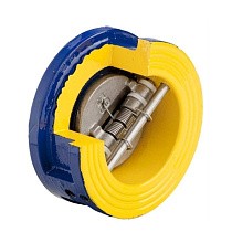 Клапаны обратные 2-створчатые DN 40-400 PN 16 створки из нержавеющей стали межфланцевые до 100гр. Zetkama zCHE.407A купить в Саратове | "Проконсим"