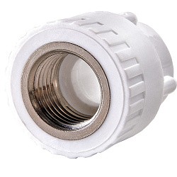  Муфта ПП 16-1/2'' PN 25 белая РВК 20415 (930659069) со склада Проконсим в Саратове