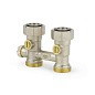 Узелы нижнего подключения VARMEGA VM138 DN20 прямой однотрубный 3/4''x3/4'' евроконус, с байпасом муфта-штуцер купить в Саратове | "Проконсим"