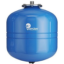 Гидроаккумуляторы для водоснабжения DN 20-25 PN 10 вертикальные голубые WESTER купить в Саратове | "Проконсим"