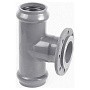 Тройник раструбный НПВХ SDR26 DN 160 с металлическим фланцем DN 150 PN 10 Хемкор купить в Саратове | "Проконсим"