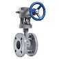Затвор стальной дисковый DN 125 PN 25 до 425гр. с тройным эксцентриситетом фланцевый с редуктором Арма-Пром ЗПД-САЗ купить в Саратове | "Проконсим"