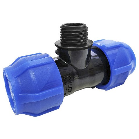 Тройник компрессионный переходной Valfex DN-50 PN-16 G-1 1/2'' НР купить в Саратове | "Проконсим"