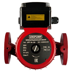 картинка Насос циркуляционный с мокрым ротором UNIPUMP PN 10 110гр.UPF 50-160,L 280, 1300Вт 1х220В 1 скорость фланцевый, 10092 интернет-магазин оптовых поставок Проконсим являющийся официальным дистрибьютором в России 