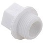Заглушка резьбовая ПП  1/2'' PN 25 с наружной резьбой белая VALFEX  купить в Саратове | "Проконсим"