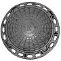 Люк чугунный Т (С250)-1-60 4-ушковый нагрузка 250кН h 80 Центролит купить в Саратове | "Проконсим"