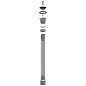 Сифон гофрированный Unicorn D240, 40х50 гибкий отвод, 1 1/2'' х40 чашка из нержавеющей стали, 1500мм купить в Саратове | "Проконсим"