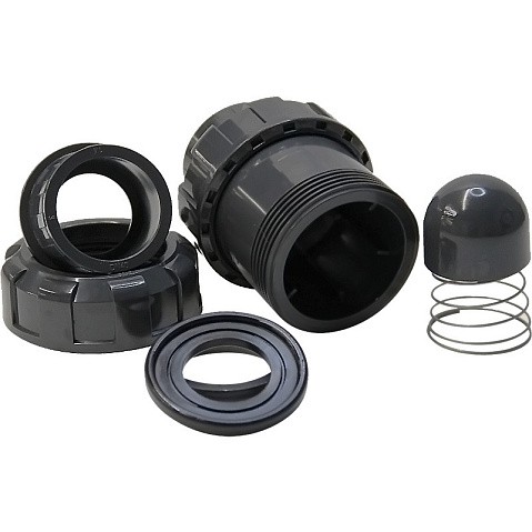 Клапан обратный пружинный НПВХ DN 75 уплотнение EPDM черный Aquaviva SHV075 купить в Саратове | "Проконсим"