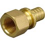 Муфта латунная для PEX труб 16-1/2'' PN 10 под надвижную гильзу с внутренней резьбой ONE PLUS