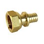 Муфта латунная для PEX труб 20-1/2'' PN 16 S-2,8мм переходная  с накидной гайкой Valfex VF.422.AF купить в Саратове | "Проконсим"