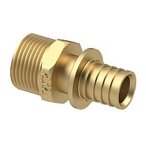Муфты латунные для PEX труб DN 16-40 PN 16 под надвижную гильзу с наружной резьбой РосТурПласт купить в Саратове | "Проконсим"