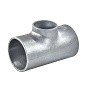 Тройник стальной Дн 159х4-108х4,5 (DN 150х100) переходной оцинкованный 2 исполнение ГОСТ 17376-2001 купить в Саратове | "Проконсим"