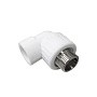 Угольник ПП 20-1/2'' PN 25 белый VALFEX Pro