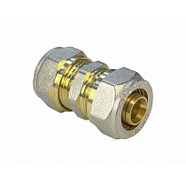 Муфты латунные для PEX труб DN 20-32 PN 10 переходные обжимные никелированные Valfex VF.303.N купить в Саратове | "Проконсим"