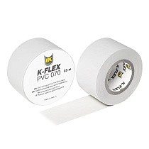 Лента теплоизоляционная K-FLEX PVC AT 070, DN 25, L = 25м, Tmax = 125гр. белый купить в Саратове | "Проконсим"