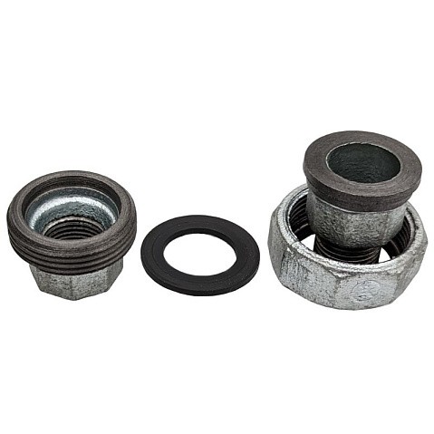 Американка чугунная оцинкованная DN40 PN16 м-шт с прокладкой Fittex Plus купить в Саратове | "Проконсим"