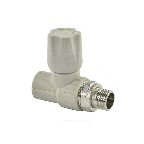 Вентиль для радиатора прямой VALFEX 25 PN 25 G-3/4'' серый купить в Саратове | "Проконсим"