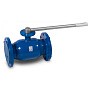 Кран стальной шаровой цельносварной TEMPER КШ.Ц.Ф, DN 125 PN 16, 350мм, стандартнопроходной, фланцевый с ручкой купить в Саратове | "Проконсим"