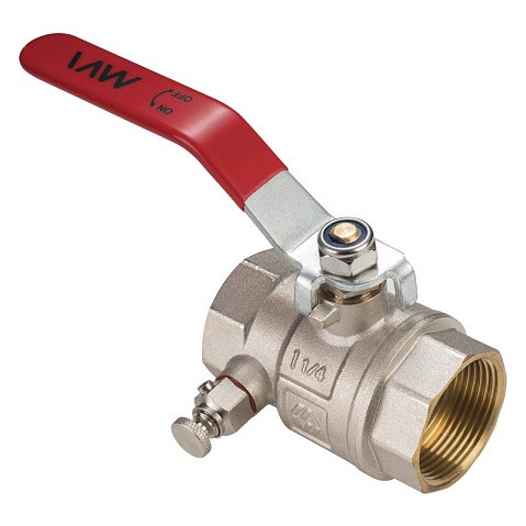 Краны трёхходовые DN 15-32 PN 40 никелированные под манометр муфтовые рычаг MVI BV.630 купить в Саратове | "Проконсим"