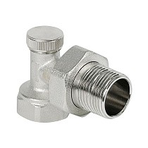 Клапан для радиаторов VALFEX VF.019.N, PN-10, угловой, настроечный купить в Саратове | "Проконсим"