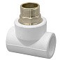 Тройник комбинированный ПП 40-1 1/4'' PN 25 под ключ с наружной резьбой белый РТП 10760 купить в Саратове | "Проконсим"