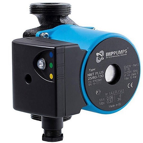 Насос циркуляционный с мокрым ротором NMT PLUS 25/40-180 21Вт 1х220В с электронным упр. резьбовой PN10 110C IMP PUMPS купить в Саратове | "Проконсим"