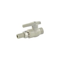 Краны шаровые ПП DN 20-32 PN 25 с односторонним разъемным соединением серые Valfex купить в Саратове | "Проконсим"