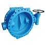 Затвор дисковый поворотный DN 200 PN 10 фланцевый с 2-эксцентриситетом редуктор FAF 38100200 купить в Саратове | "Проконсим"