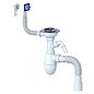 Сифон для мойки Unicorn В427, 40х50 гибкий отвод, 3 1/2'' х40 с отводом для стиральной машины, круглый и прямоугольный перелив купить в Саратове | "Проконсим"