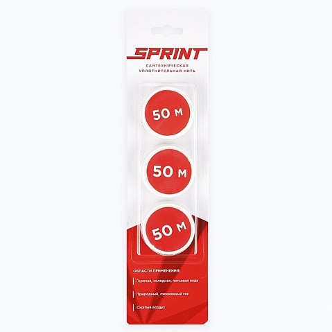 Уплотнительная нить Sprint набор катушек 3х50м, блистер купить в Саратове | "Проконсим"