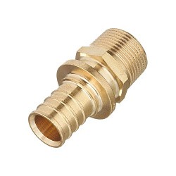  Муфта латунная под надвижную гильзу PEX-НР 25-1/2'' MVI SF.420.0604 (922102205) со склада Проконсим в Саратове