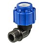 Угольник (отвод) компрессионный PN 16 для ПЭ DN 20-1/2'' обжимное-штуцер купить в Саратове | "Проконсим"