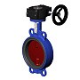 Затвор дисковый поворотный DN 150 PN 16 межфланцевый с диском из чугуна уплотнение-EPDM редуктор Tecofi VPI4448 купить в Саратове | "Проконсим"