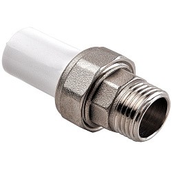  Муфта ПП разьемная 40-1'' PN 25 белая РВК 20551 (930659134) со склада Проконсим в Саратове