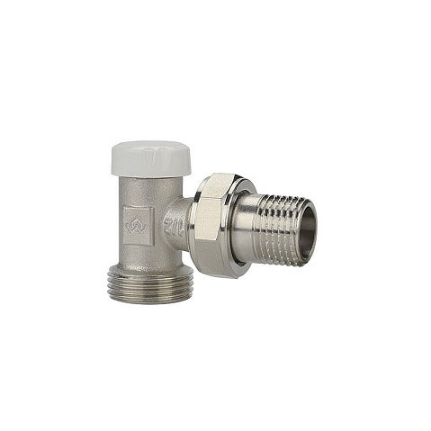 Клапан радиаторный VARMEGA VM10202 DN15x20 PN10 угловой настроечный с еврокомусом G-1/2х3/4'' штуцер купить в Саратове | "Проконсим"