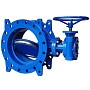 Затворы чугунные дисковые DN 200-1200 PN 10(16) фланцевые с 2-эксцентриситетами с чугунным диском редуктором СибЗТА купить в Саратове | "Проконсим"