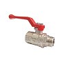 Кран латунный шаровой Valfex Premium.214.NR1.012 усиленный Н 11Б27фт1М DN 15 PN 63 никелированный рычаг муфта-штуцер купить в Саратове | "Проконсим"